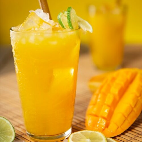 Gin Hass opskrift Læskende mango cocktail og recipe