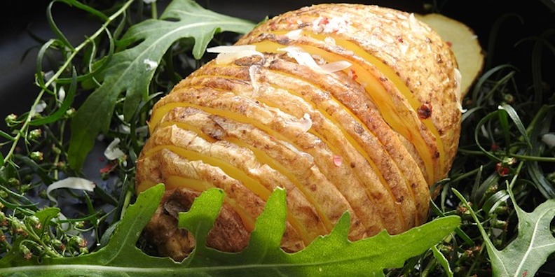 Hasselbagte kartofler
